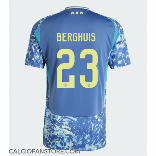 Maglia Calcio Ajax Steven Berghuis #23 Seconda Divisa 2024-25 Manica Corta